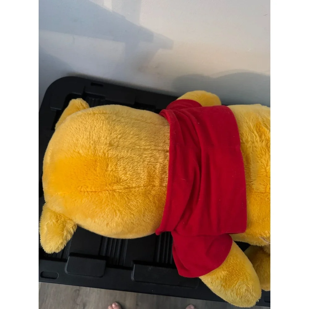 Disney Winnie the Pooh Bear VTG Large Plush Mattel Arcotoys 21
